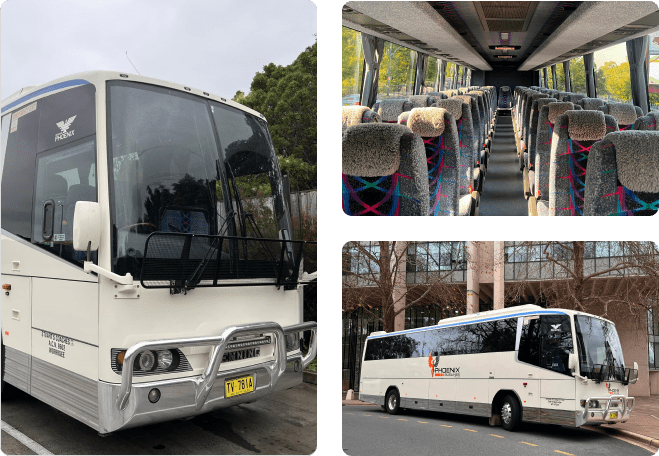 Hire a bus with driver best value in Sydney.